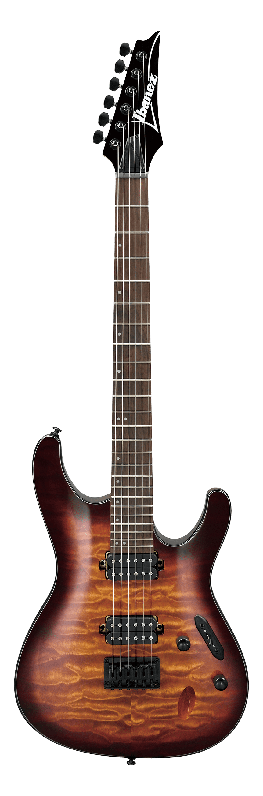 Ibanez S621QM-DEB Electric Guitar In Dragon Eye Burst - Andertons